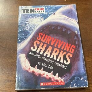 Scholastic Red Paperback — Surviving Sharks
